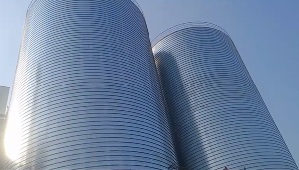 大涌镇2座混凝土高架卷板仓